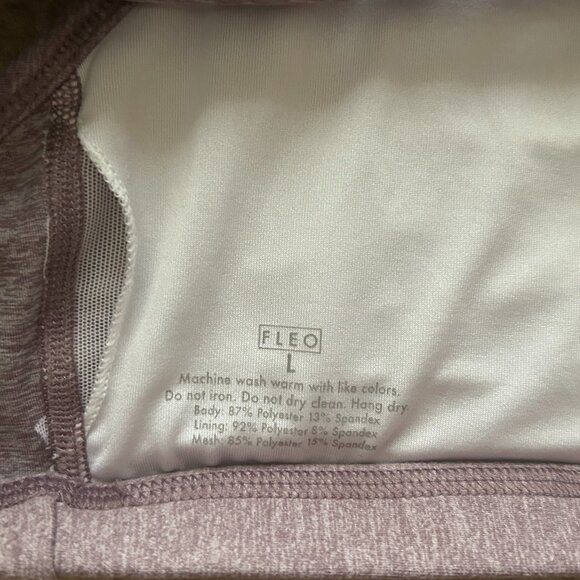 Sports bra, L, Heather purple - Picture 4 of 7